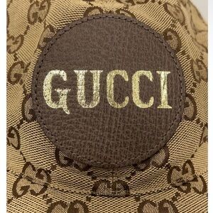 Authentic Gucci Brown Monogram Hat
